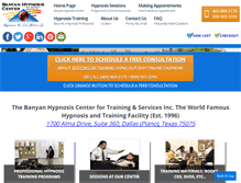 Tablet Screenshot of banyanhypnosiscenter.com